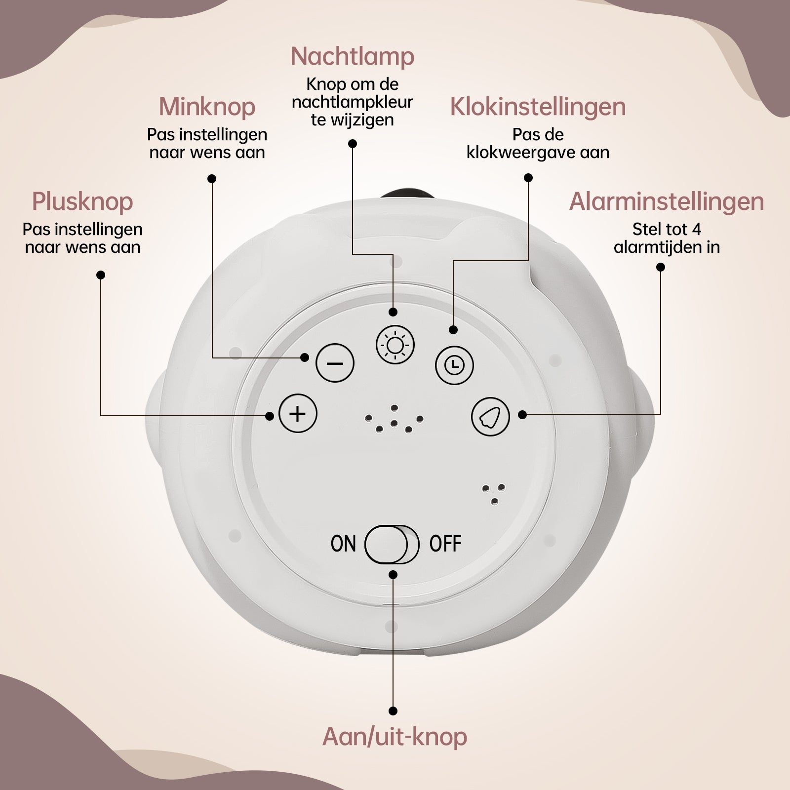 Slaaptrainer voor kinderen met app Beertje