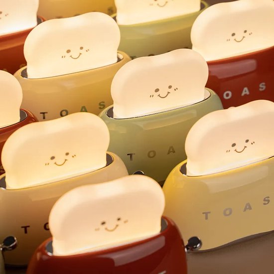Lampe grille-pain veilleuse jaune