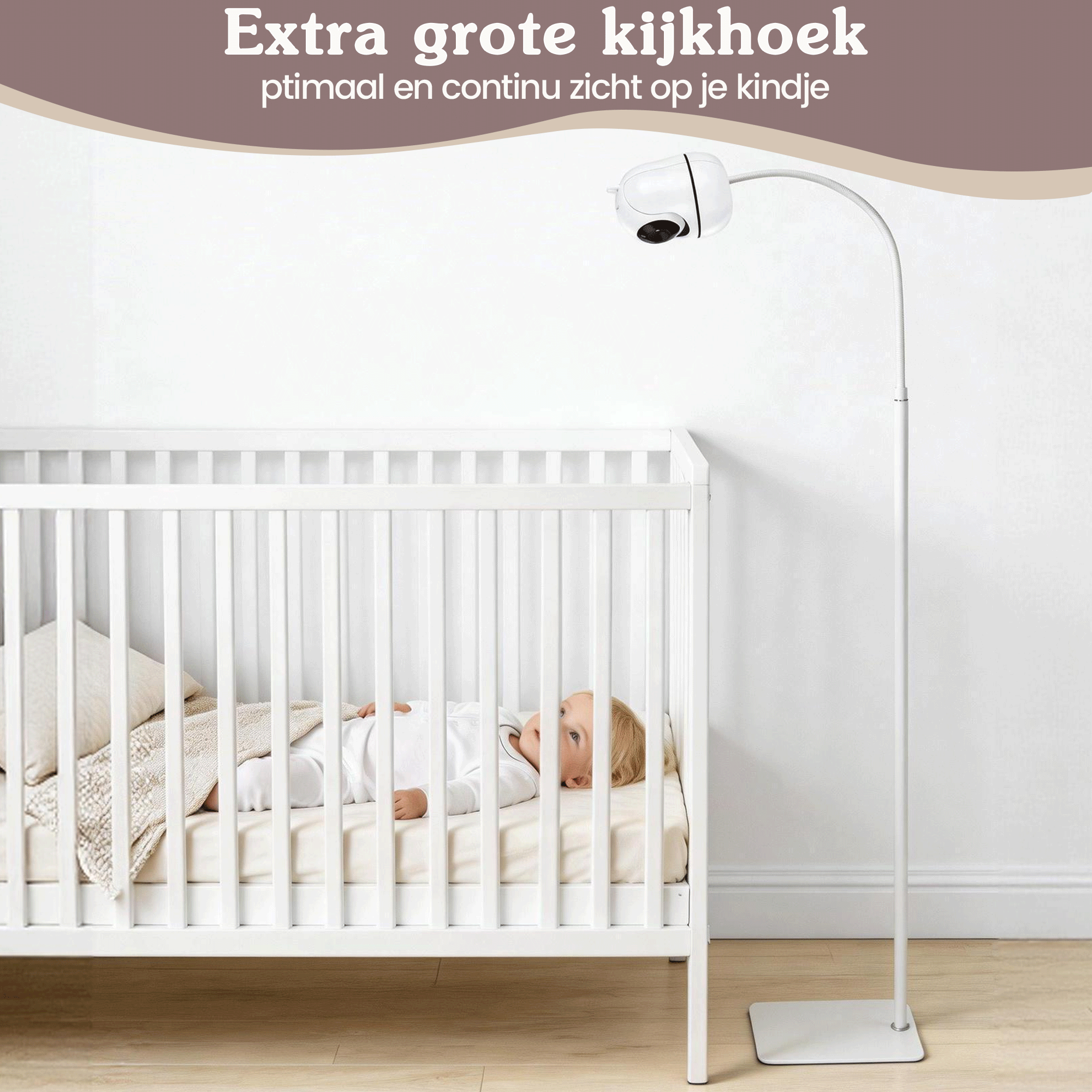 Babyfoon Houder Statief Universeel Standaard Wit