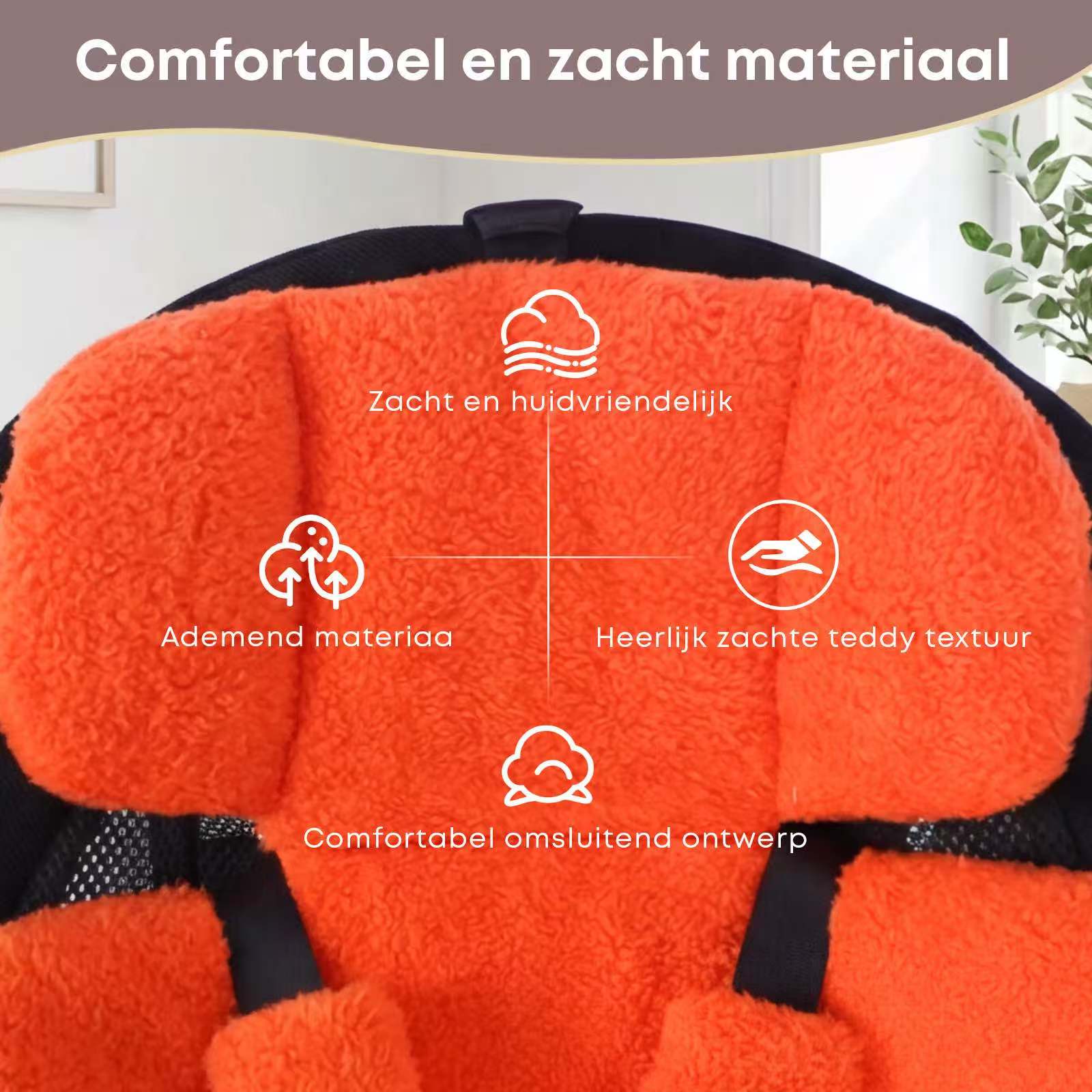 Baby Swing Elektrisch Babyschommel Wipstoel Oranje