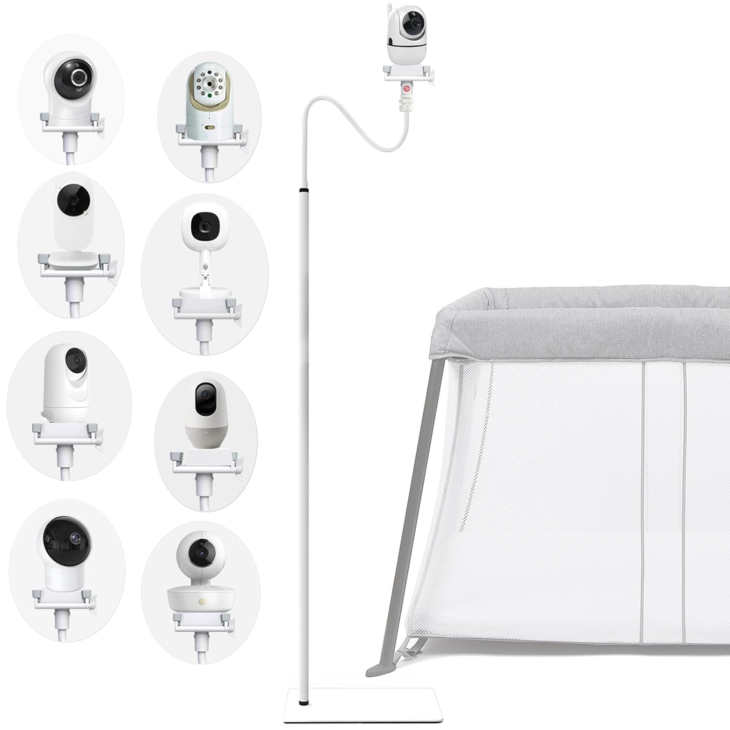 Babyfoon Houder Universeel Standaard Wit Statief