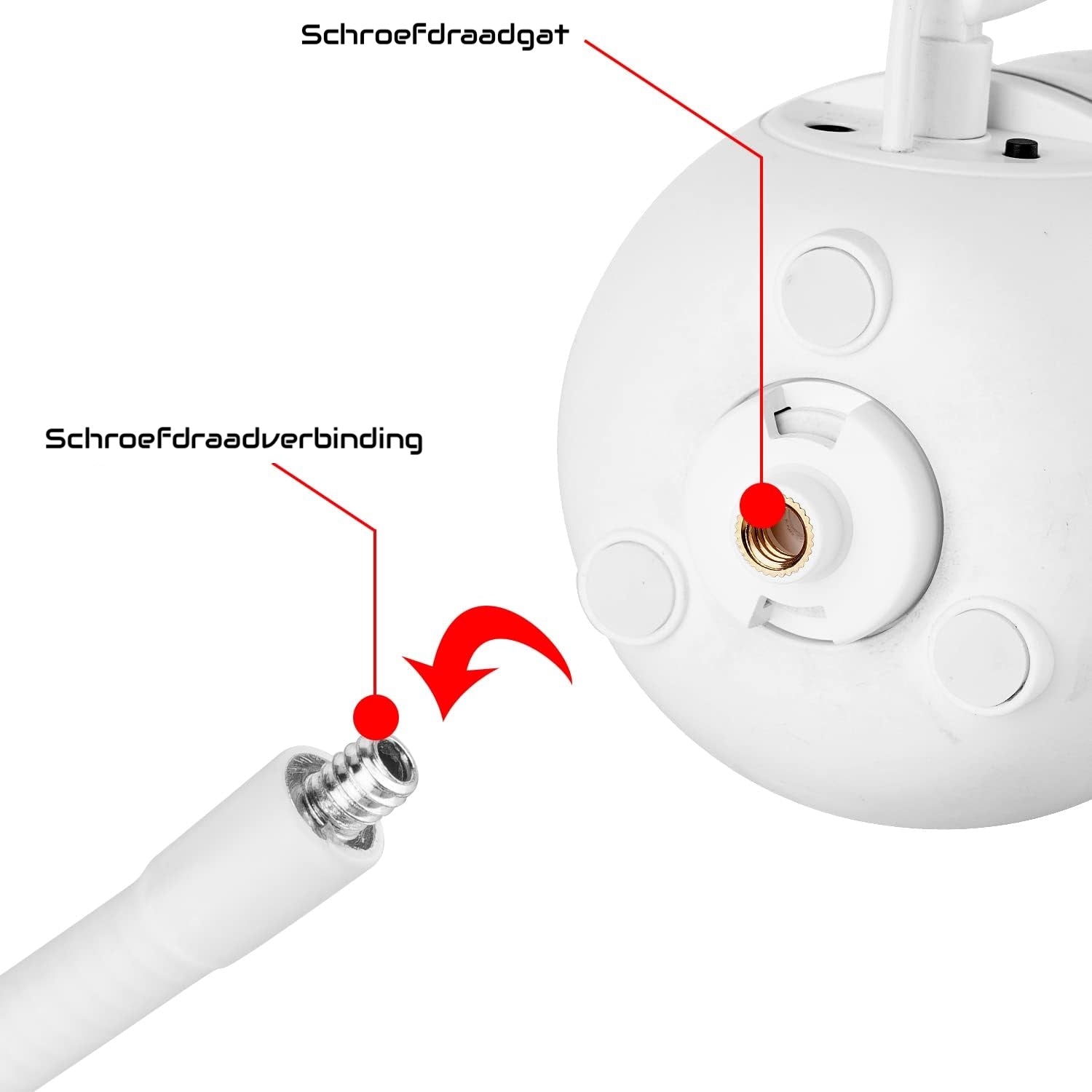 Babyfoon Houder Universeel Standaard Wit Statief
