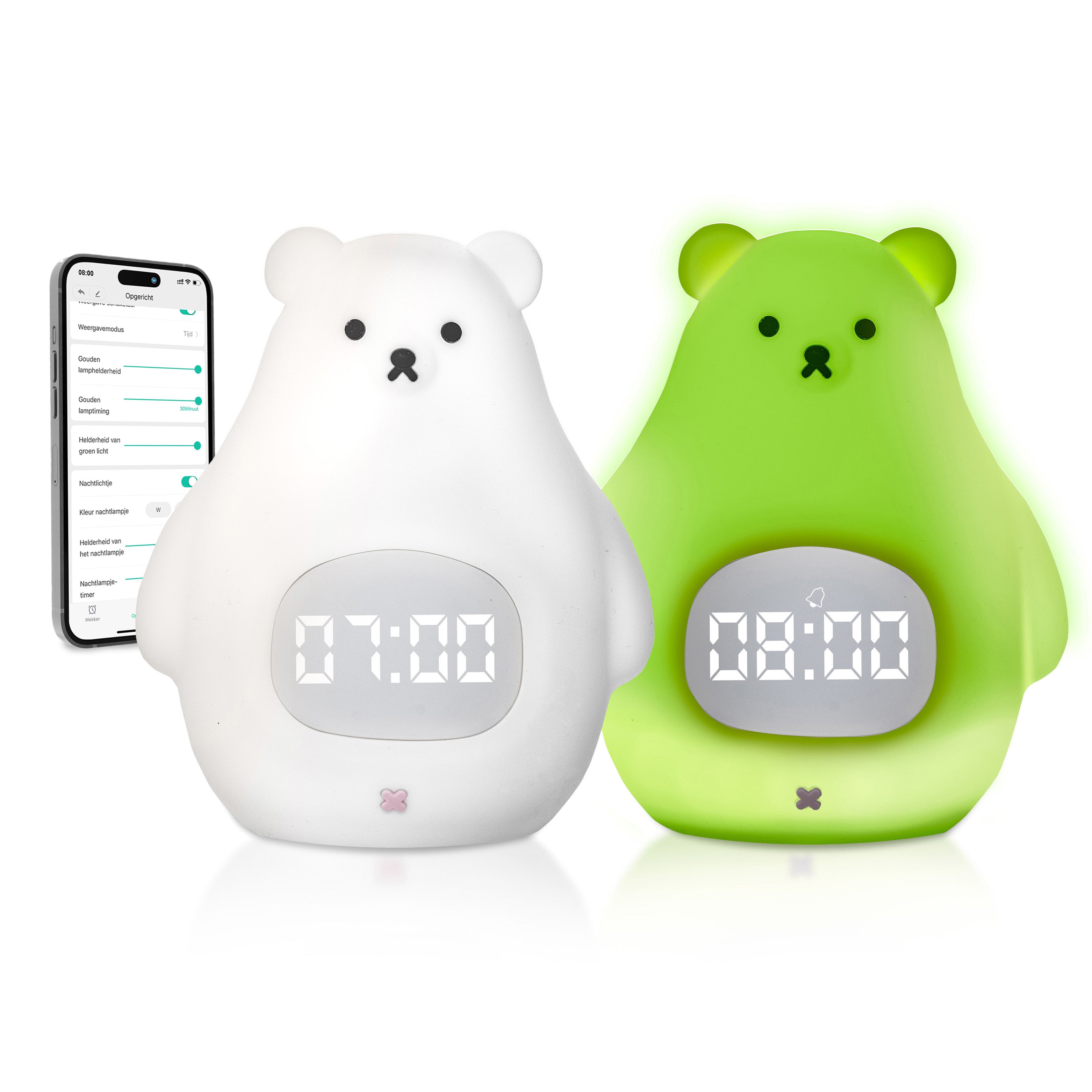 Slaaptrainer voor kinderen met app Beertje