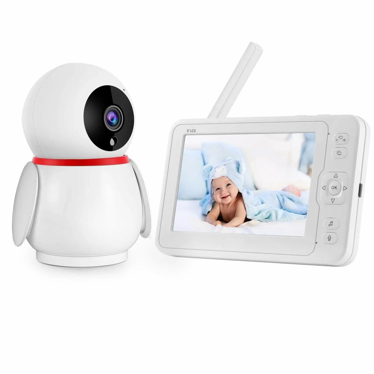 Babyphone avec caméra Pingouin 