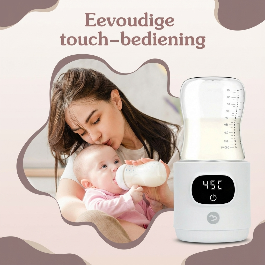 Draagbaar Flessenwarmer Draadloos Wit