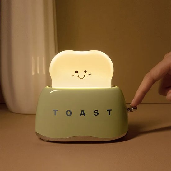 Nachtlicht Toaster Lampe Grün