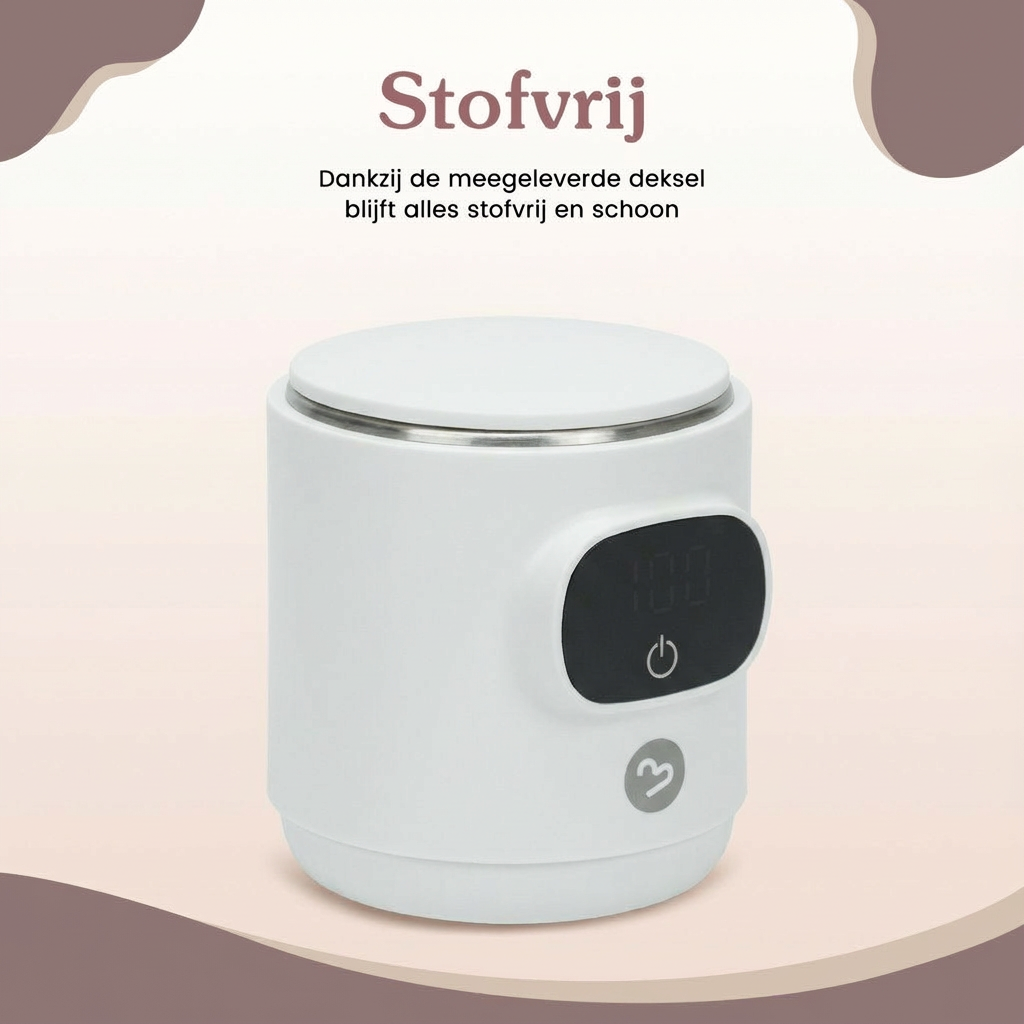 Draagbaar Flessenwarmer Draadloos Wit