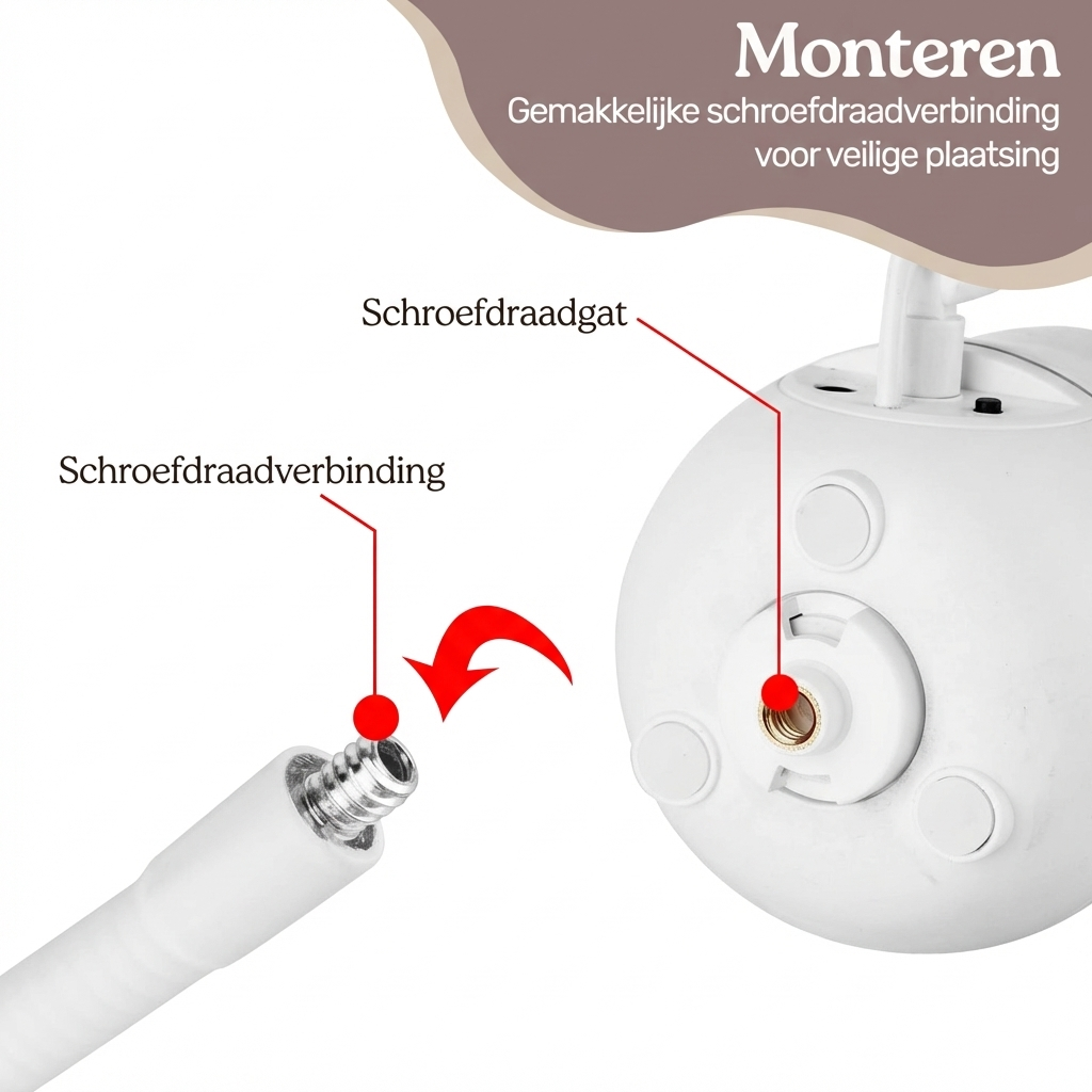 Babyfoon Houder Statief Universeel Standaard Wit