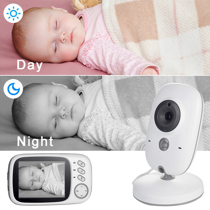 Babyfoon met camera met groot scherm 3.2inch