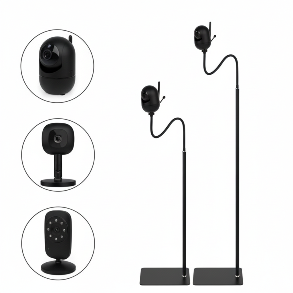 Babyfoon Houder Universeel Standaard Zwart Statief